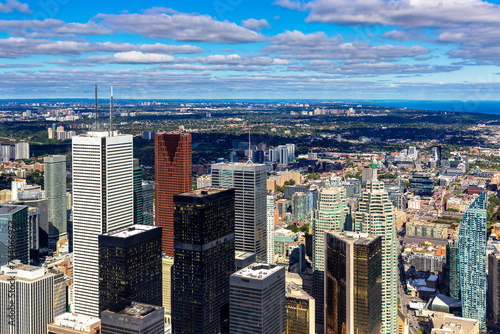 Aerial view of Toronto