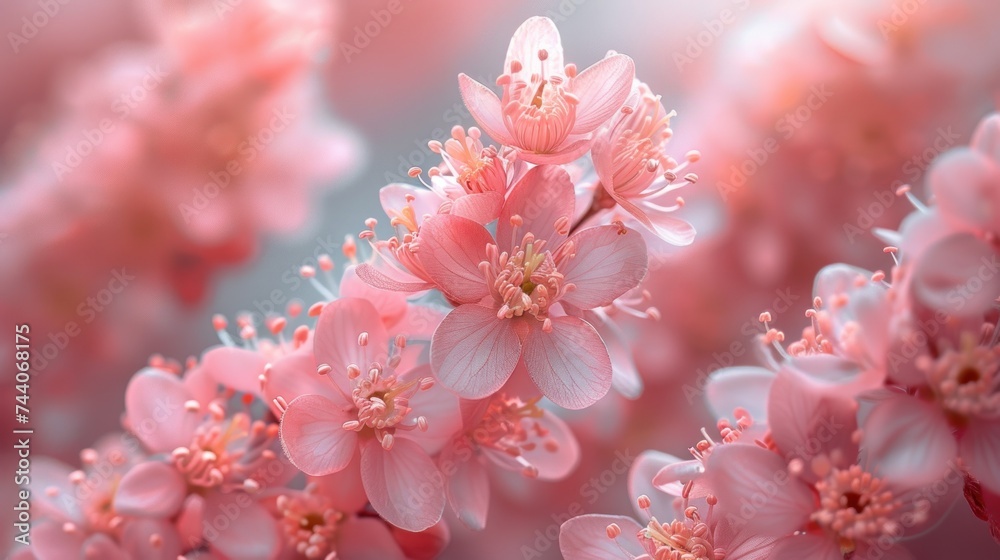  a close up of pink flowers with a butterfly on the top of the flower and the bottom of the flowers on the bottom of the flowers and bottom of the flowers.