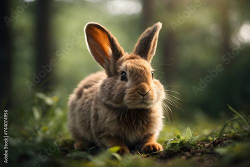 rabbit in the garden © Yudio Studio