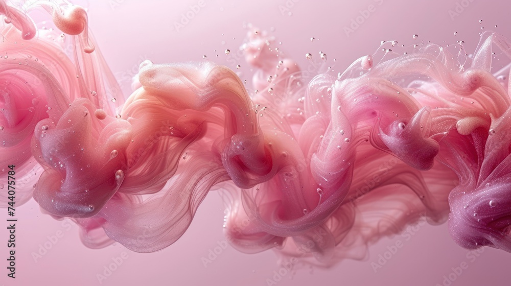 a close up of a pink and red liquid in a liquid filled body of water with bubbles on the bottom of the image and on the bottom of the image is a pink background. a close up of a pink and red liquid in a liquid filled body of water with bubbles on the bottom of the image and on the bottom of the image is a pink background.