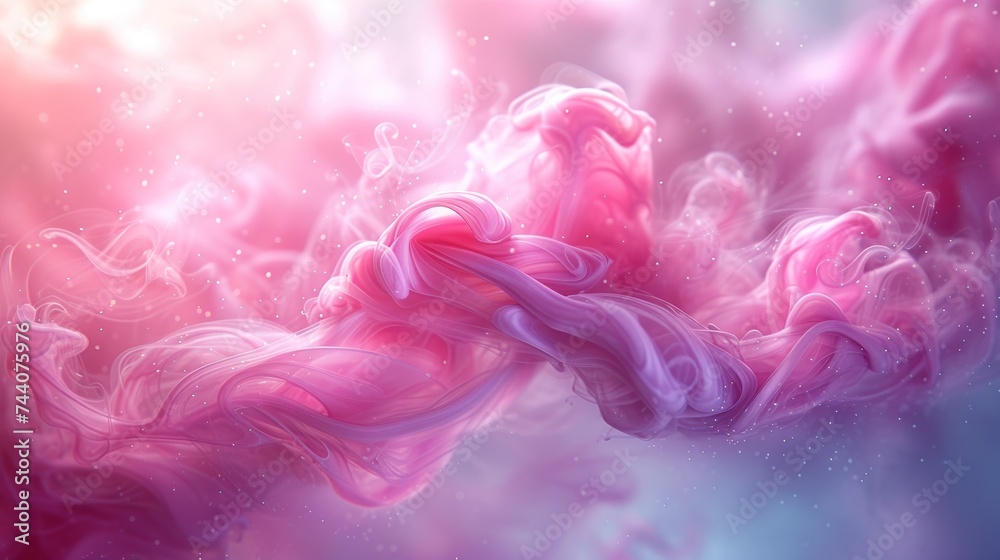 a painting of pink and blue swirls on a blue and pink background with a pink and white swirl in the middle of the image and a pink and white swirl in the middle of the middle of the top. a painting of pink and blue swirls on a blue and pink background with a pink and white swirl in the middle of the image and a pink and white swirl in the middle of the middle of the top.
