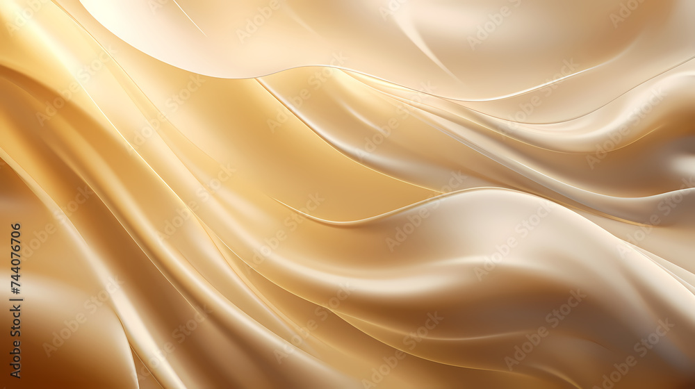 Flowing and flowing silk fabric Flowing and flowing silk fabric