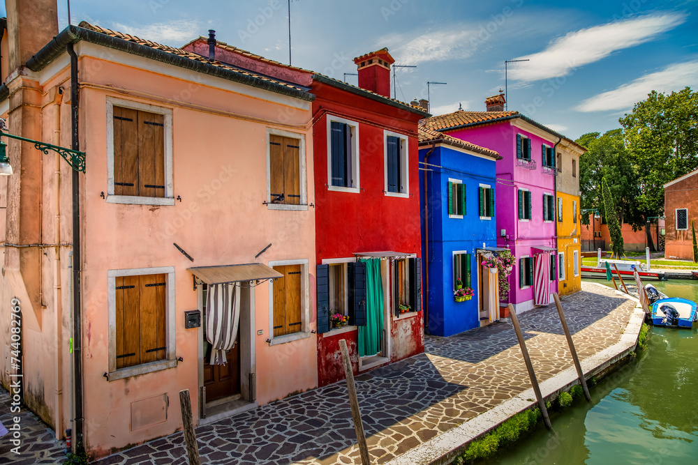 Pastel Colored Houses in Burano