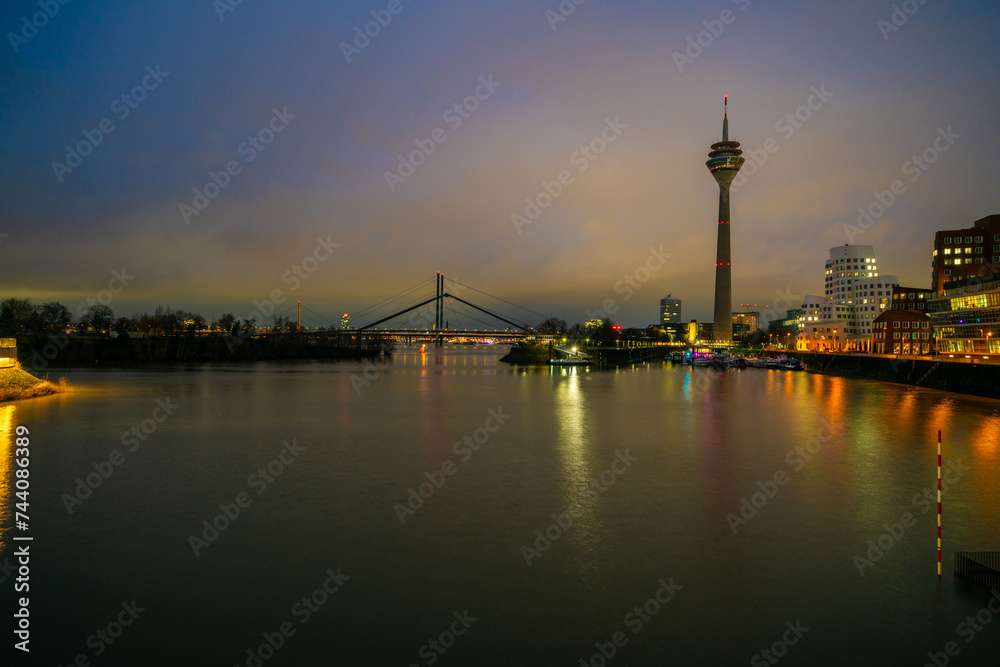 view of the river Düsseldorf