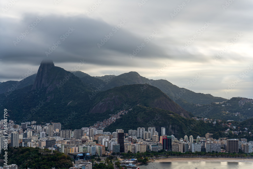 Ethereal Long Exposure of Modern Rio De Janeiro Under Christ Mountain