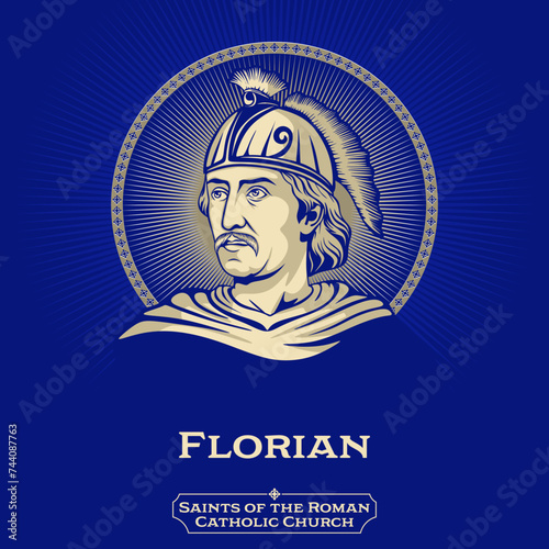 Saints of the Catholic Church. Florian (250-304) was a Christian holy man and the patron saint of chimney sweeps; soapmakers, and firefighters.
