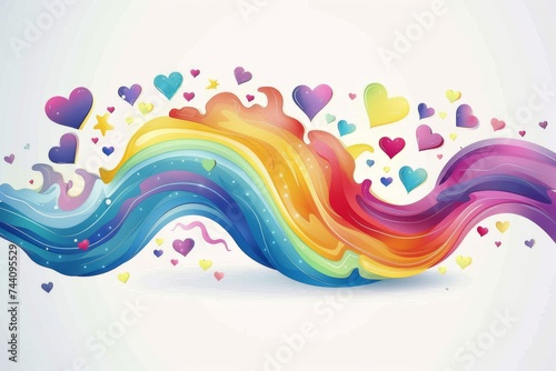 LGBTQ Pride leveling. Rainbow medium orchid colorful maroon diversity Flag. Gradient motley colored lgbtq+ in video games LGBT rights parade festival blue diverse gender illustration
