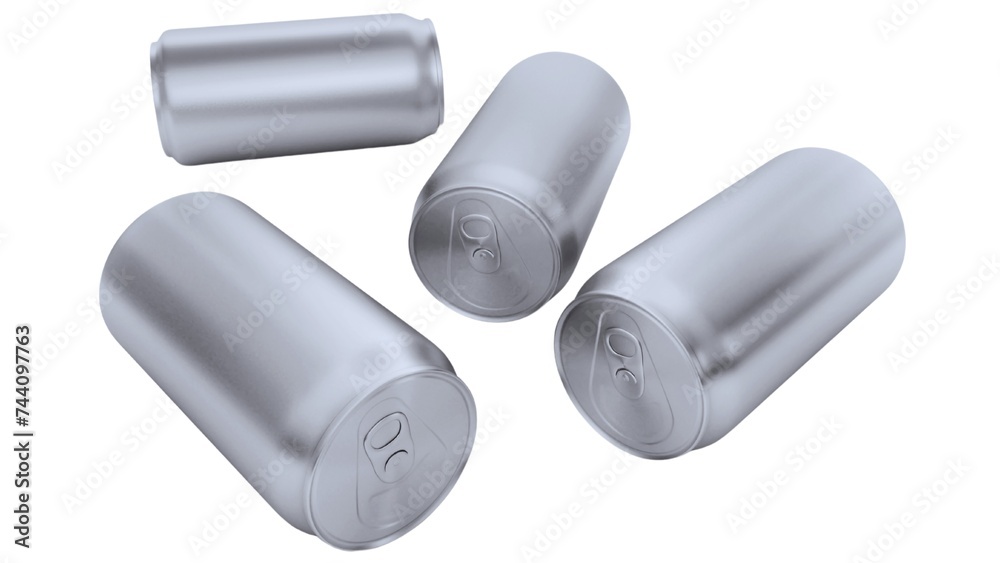 Energy drink soda can mockup template isolated on white background. Wet metal aluminum beverage drink can cutout, clipping path Energy drink soda can mockup template isolated on white background. Wet metal aluminum beverage drink can cutout, clipping path