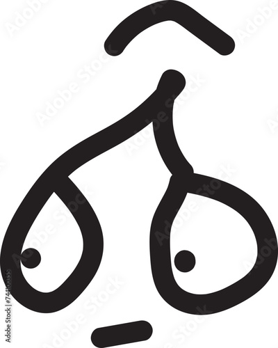 black and white bicycle