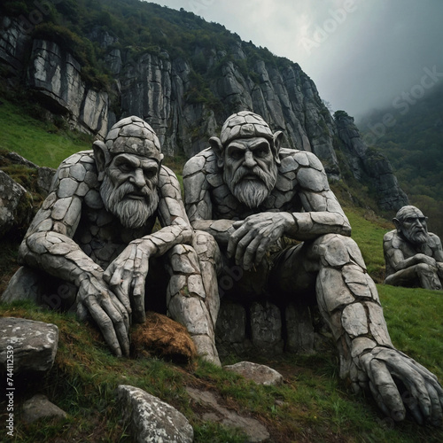 Jentilak: Giants in Basque mythology, Artwork © Top Provide 