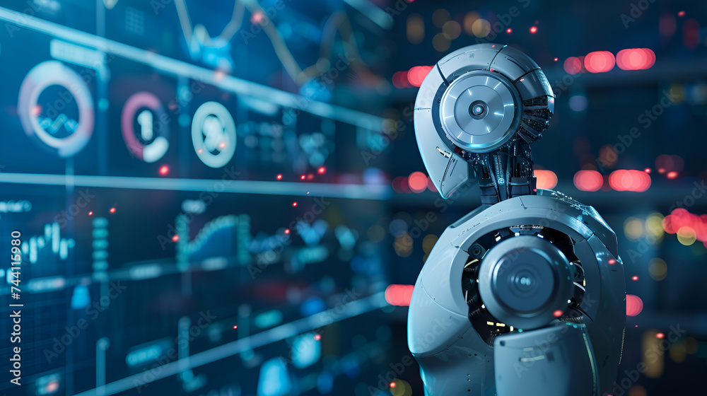 Fototapeta premium AI for sales prediction