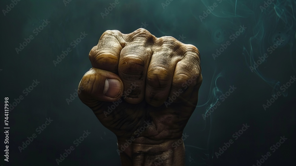 The Power of Resolve in the Clenched Fist of Strength and Perseverance The Power of Resolve in the Clenched Fist of Strength and Perseverance