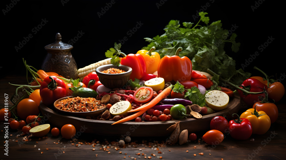 healthy food recipes stock pictures