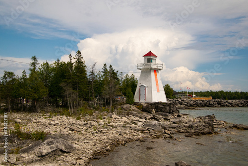 The lighthouse at South Baymouth, Manitoulin Island.