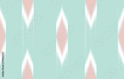 Abstract ethnic ikat chevron pattern background. ,carpet,wallpaper,clothing,wrapping,Batik,fabric,Vector illustration.embroidery style.