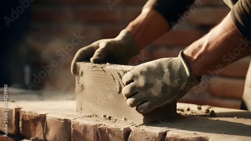 Man working on the floor.