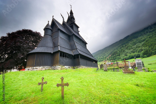 Hopperstad stave church in ...
