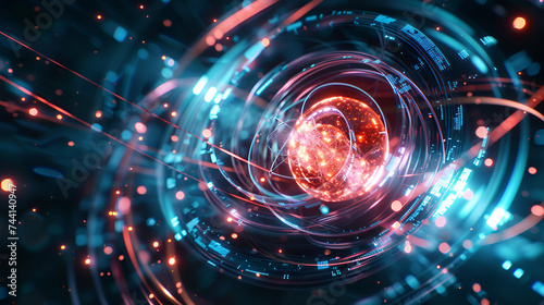 abstract background digital technology