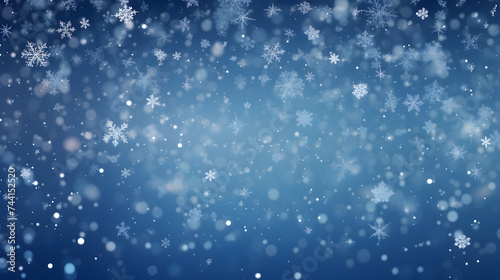 blue christmas background 3d, Abstract winter christmas background 