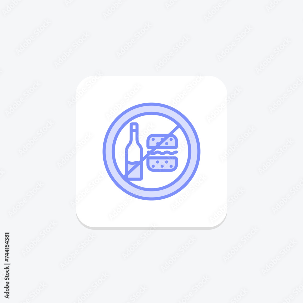 Dietary Restrictions icon, dietary preferences, dietary needs, dietary requirements, special diets duotone line icon, editable vector icon, pixel perfect, illustrator ai file Dietary Restrictions icon, dietary preferences, dietary needs, dietary requirements, special diets duotone line icon, editable vector icon, pixel perfect, illustrator ai file