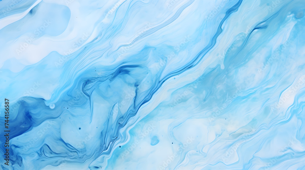 blue ice texture ,
Abstract azure light baby blue aqua watercolor paint flow texture pattern wallpaper background
