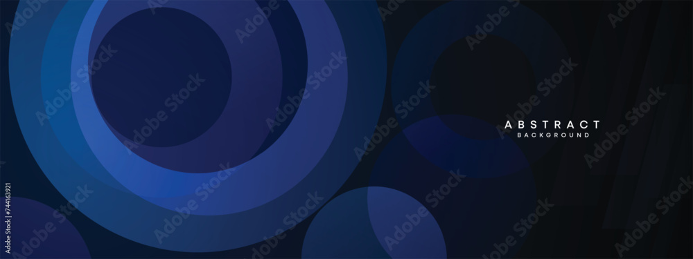 Abstract gradient dark navy blue web banner. dark blue light business banner design background. diagonal geometric pattern circle, and square shape for poster, cover, presentation, flyer, or header Abstract gradient dark navy blue web banner. dark blue light business banner design background. diagonal geometric pattern circle, and square shape for poster, cover, presentation, flyer, or header