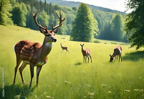 herd of deer © Sana