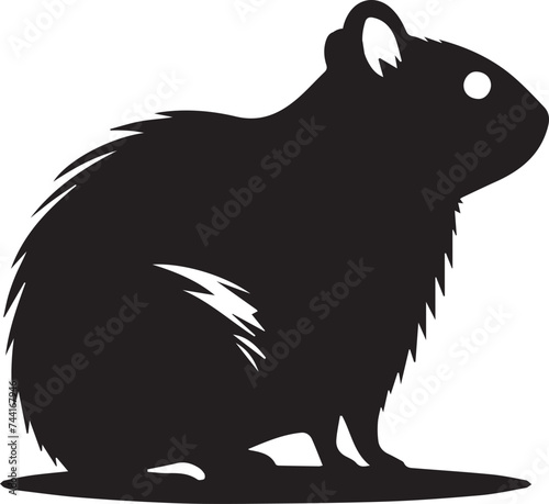 Mouse Silhouettes EPS Mouse Vector Mouse Clipart	
