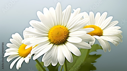 Daisy flower background, ecology and healthy environment concept