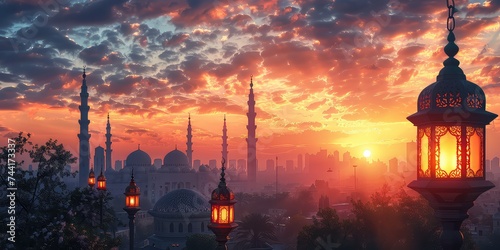 New Day in Ramadan's Magic - Destinies Distilled and Radiant Hues - Soft Morning Light