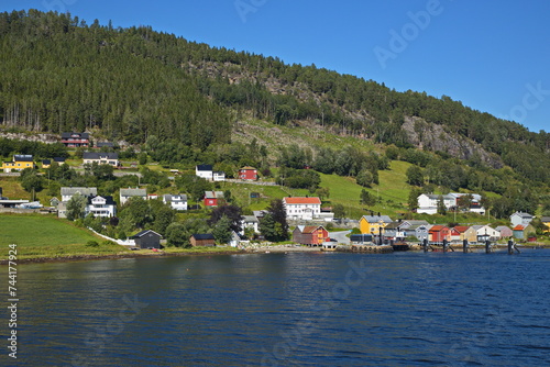 Ferry harbour in Kvanne, Norway, Europe
 photo