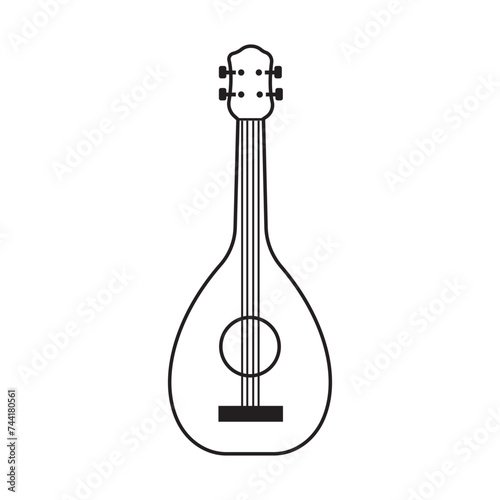 lyre icon vector illustration design template