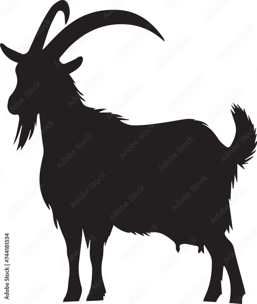 Goat Silhouettes EPS Goat Vector Goat Clipart Goat Silhouettes EPS Goat Vector Goat Clipart