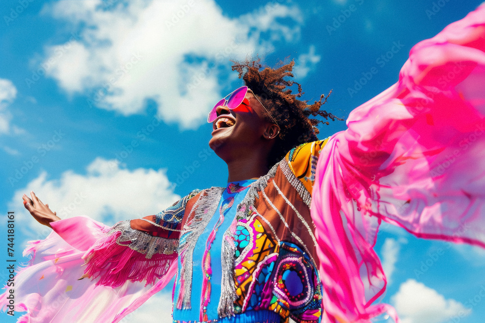 Fototapeta premium A vibrant and lively photograph