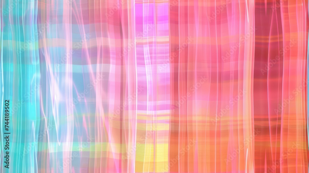A minimalist holographic background with solid glitches and gradients