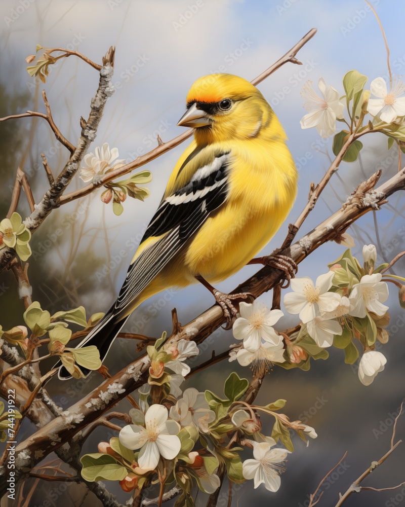Fototapeta premium American Goldfinch
