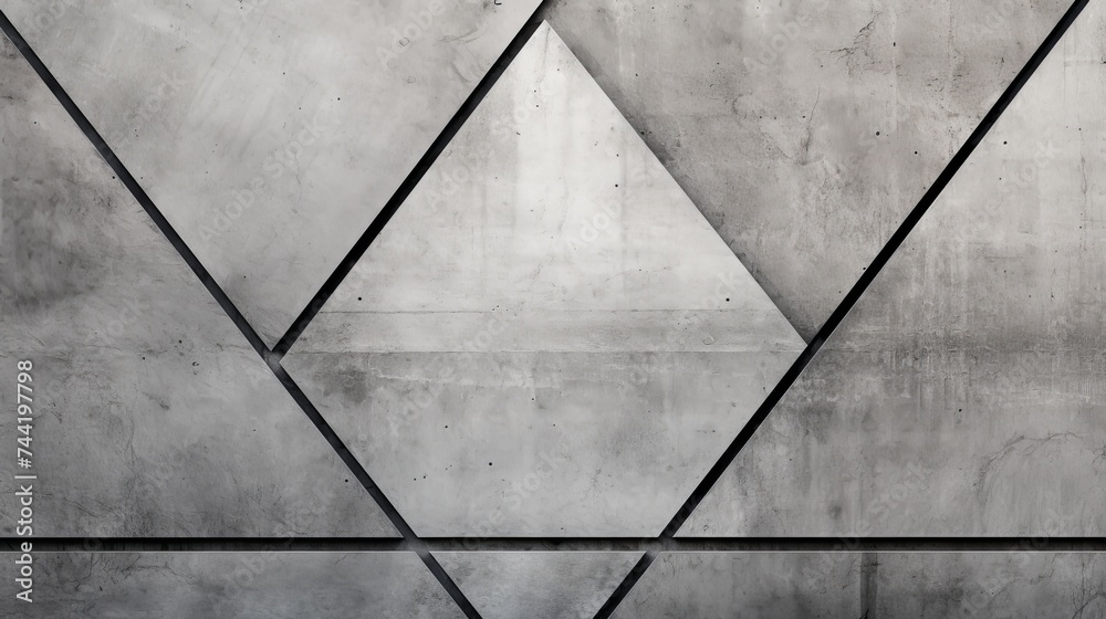 Abstract geometric background of the concrete Abstract geometric background of the concrete