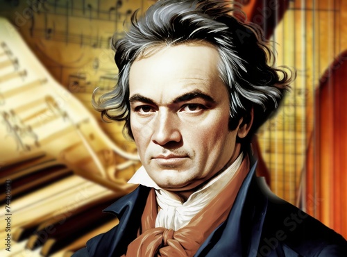 Obraz na płótnie Ludwig van Beethoven