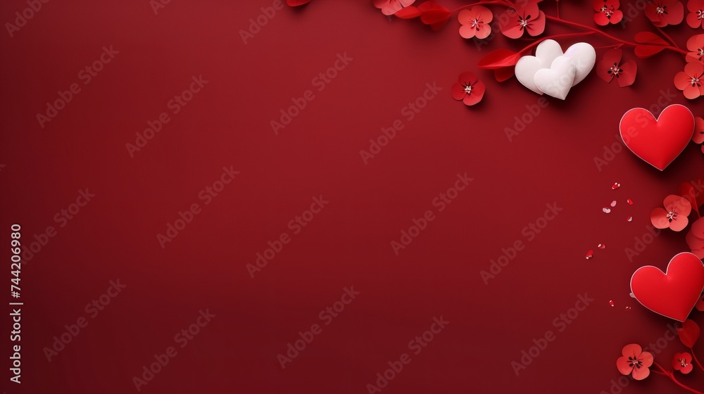 Red background, red backdrop, scene, chinese new year, valentine, love mood heart tone