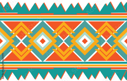African tribal ethnic pattern traditional Design for background,carpet,wallpaper,wrapping,Batik,fabric