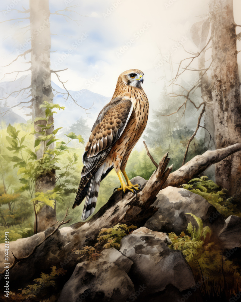 Obraz premium Northern Harrier