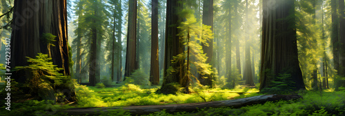 Grand Sequoias: A Spectacular Portrayal of Nature's Majesty and Timelessness © Antonio