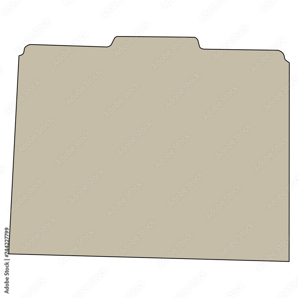 Obraz premium A file folder in color