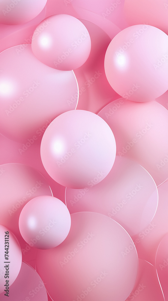 pink pearl and circle background