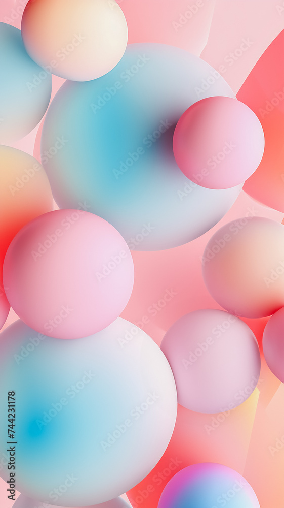 abstract colorful pastel background with circles abstract colorful pastel background with circles