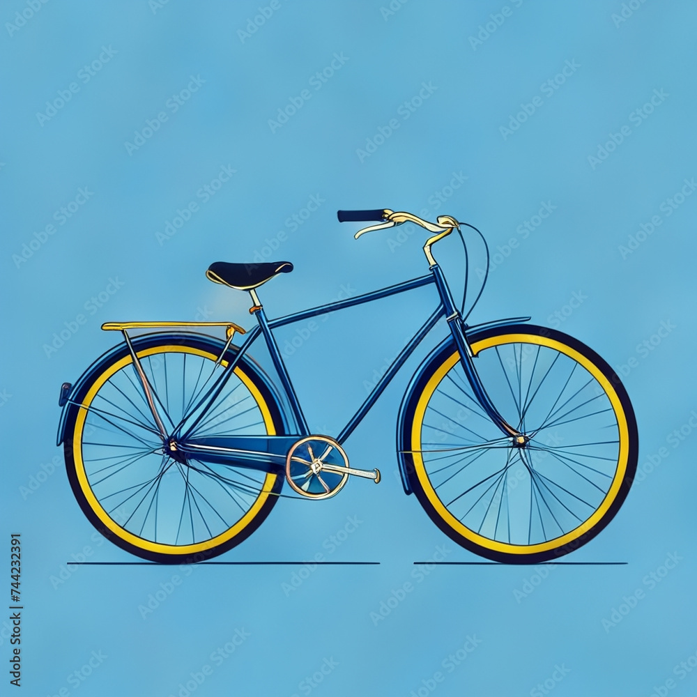 bicycle on the road bicycle on the road