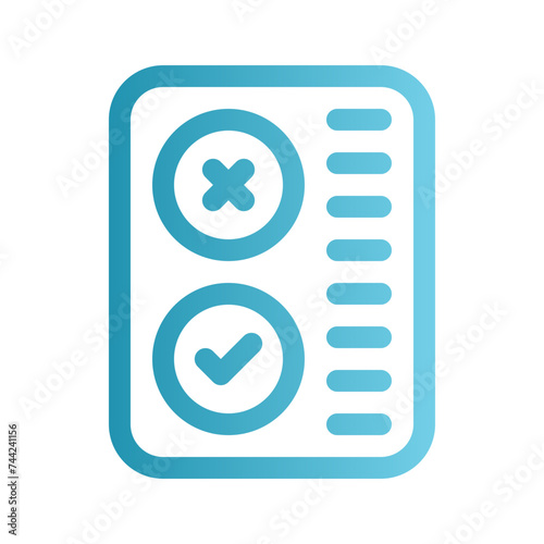 decision making gradient icon