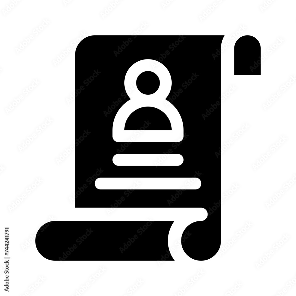CV glyph icon CV glyph icon