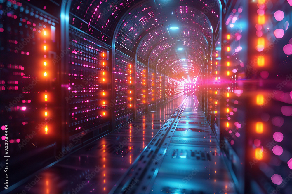 Futuristic business background with neon running digits and information chain, representing technology, cyber security and dig data concept
Futuristic business background with neon running digits and information chain, representing technology, cyber security and dig data concept