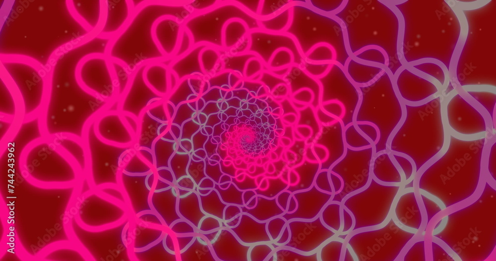 Image of moving shapes on black background Image of moving shapes on black background